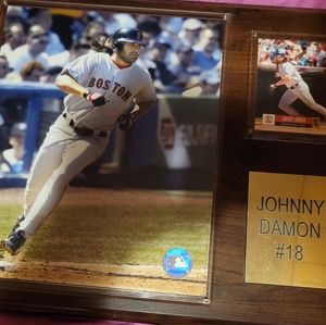 Johnny Damon Wall Plaque